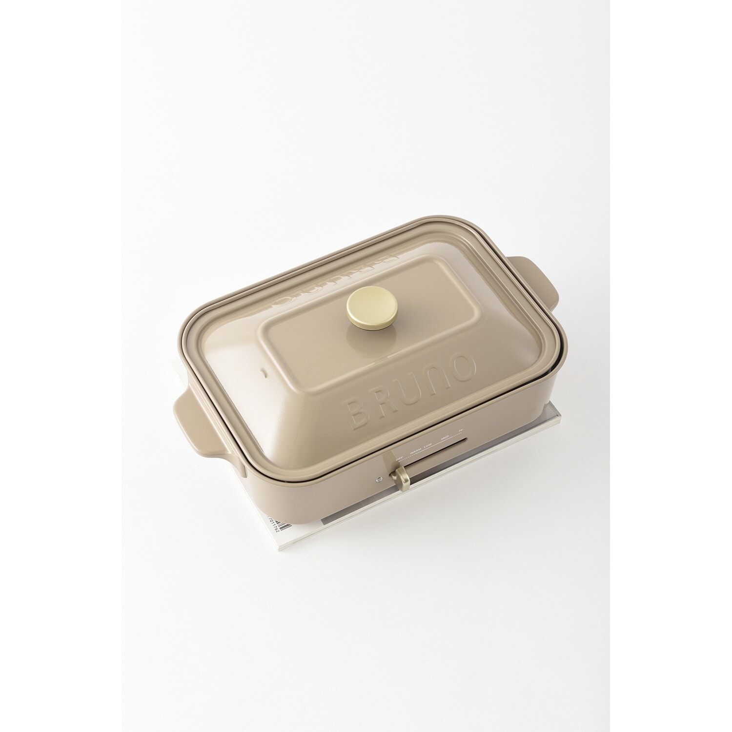 復刻限定カラー】コンパクトホットプレート サンドベージュ(ブルーノ