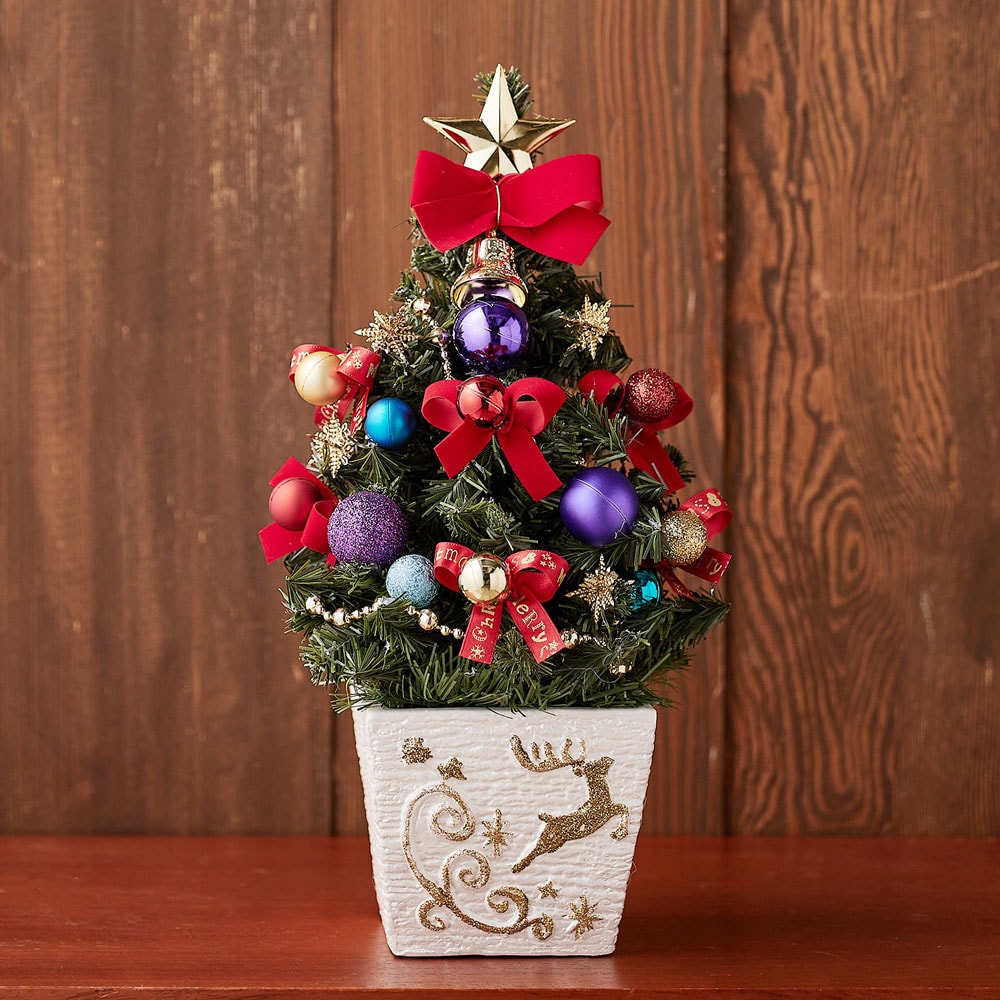 クリスマス】華やかな陶器ツリー ＜高さ約35cm＞｜通販のベルメゾンネット