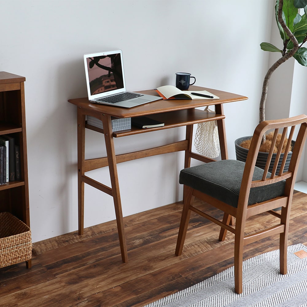 天然木の北欧ヴィンテージ風デスク(OAKER/オーカー)｜通販のベルメゾン