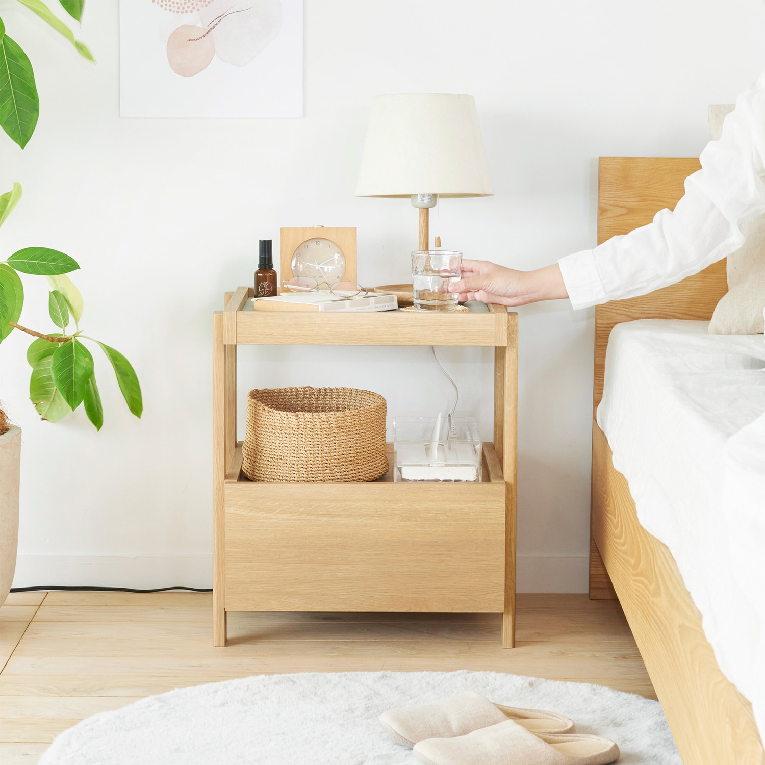 サイドテーブル(ベッドサイドテーブル)の通販｜通販のベルメゾンネット
