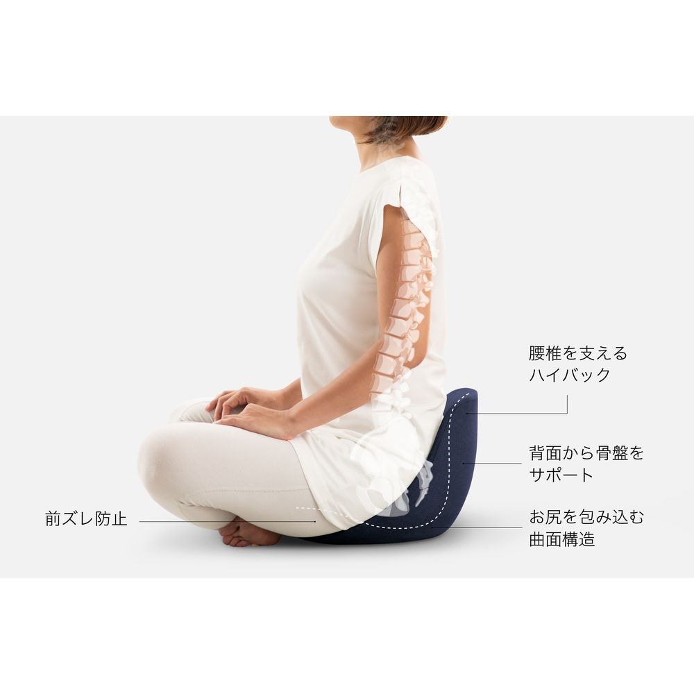 サポートシート「KURA SEAT HB」【ハイバック】（骨盤チェア/骨盤