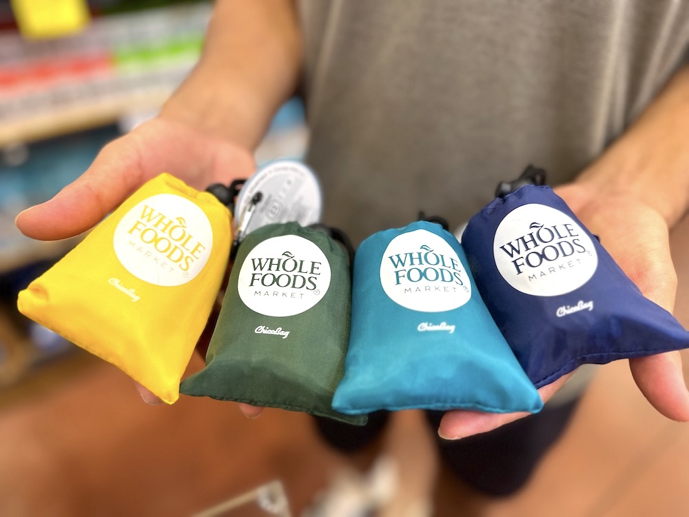 ハワイのホールフーズで折りたたみエコバッグ販売開始（2024年8月）