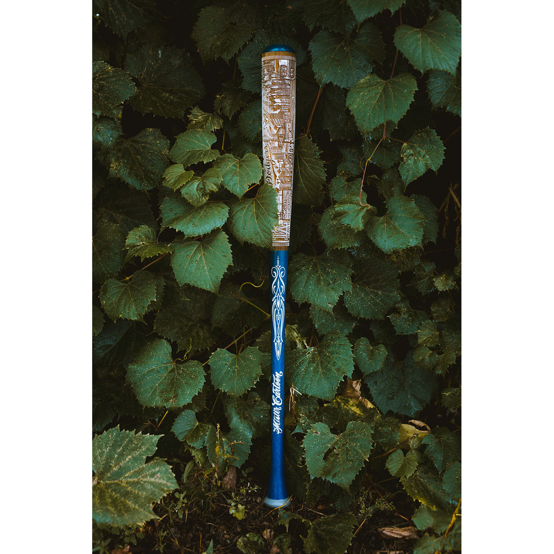 Mister Cartoon x Pillbox Mural Bat Collab - Los Angeles Dodgers