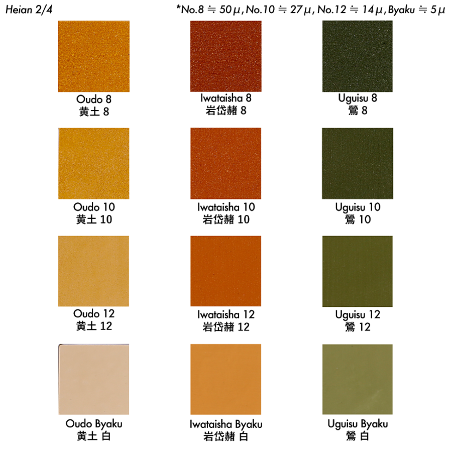 岩絵具48色セット 平安 – PIGMENT TOKYO