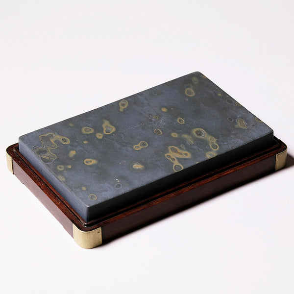 歙州 水坑/金星金花紋板硯 8吋 – PIGMENT TOKYO