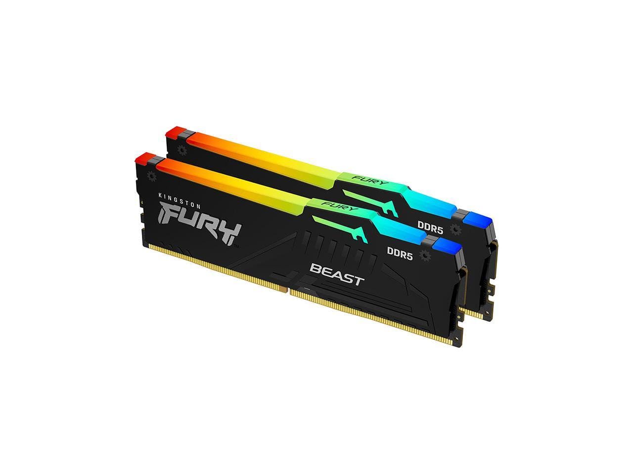 Kingston FURY Beast RGB 32GB DDR5 5600MHz RAM (2x16GB) Model