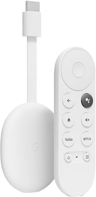 Chromecast with Google TV (4K) Snow GA01919-US - Best Buy