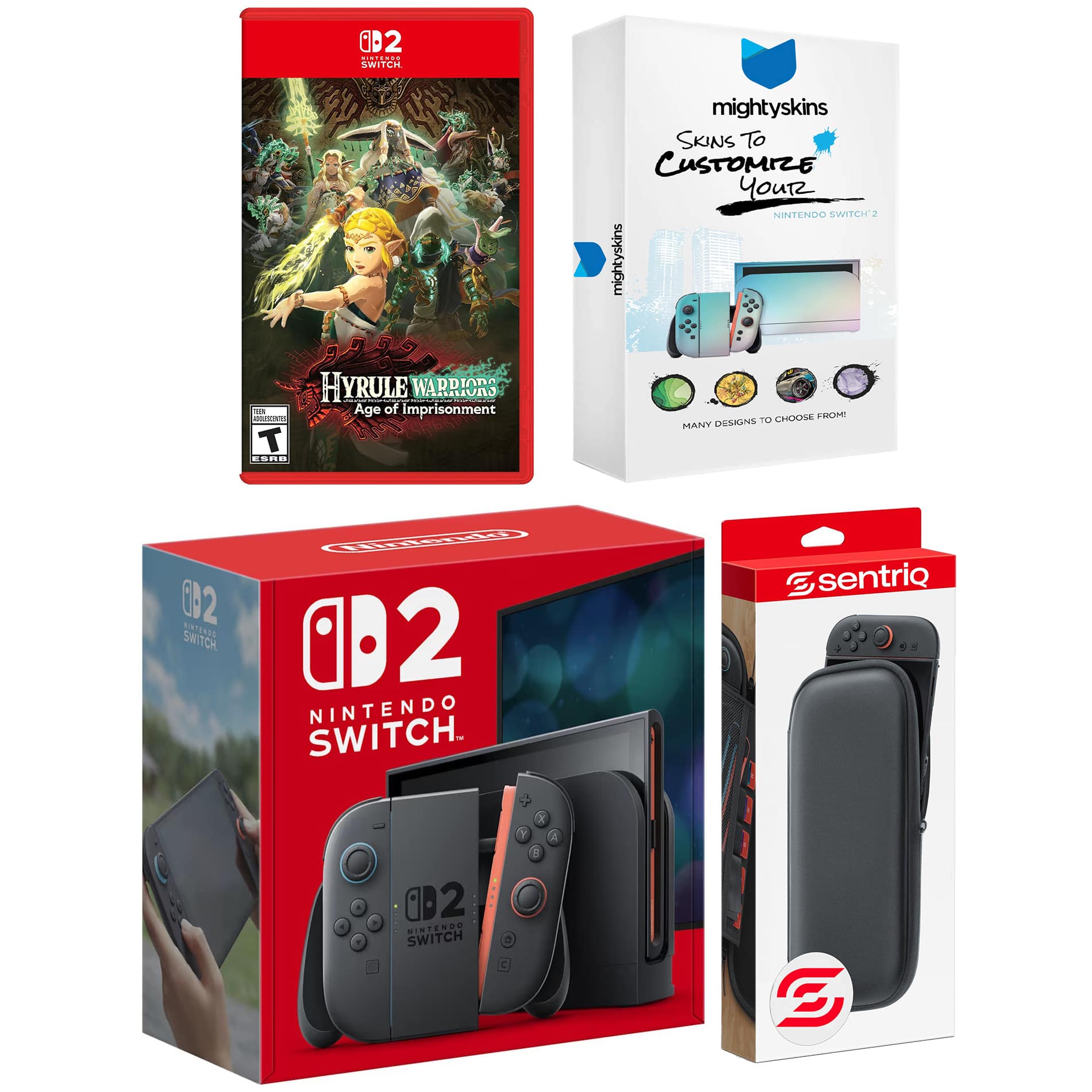 Switch 2 Video Game Console with Hyrule Warriors Age of