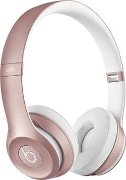 Beats Solo2 On Ear Wireless Headphones Rose Gold MLLG2AM/A - Best Buy