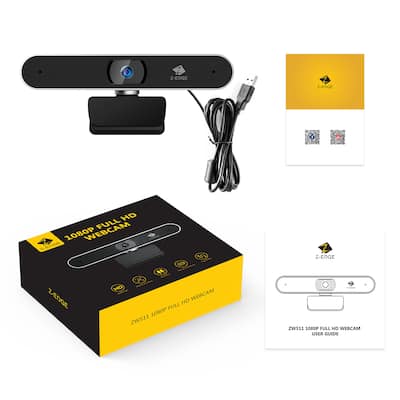 Z Edge ZW511 Full HD 1080P Webcam Auto Focus Web Camera for PC