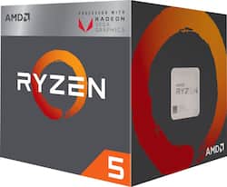 AMD Ryzen 5 2400G Quad Core 3.6 GHz Socket AM4 Desktop Processor