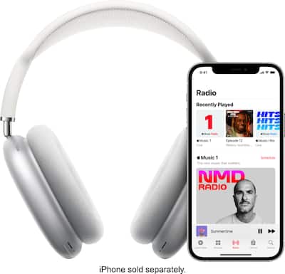 Apple AirPods Max (Lightning) Silver MGYJ3AM/A - Best Buy
