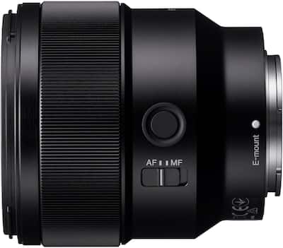 Sony FE 85mm f/1.8 Telephoto Prime Lens for E mount Cameras Black