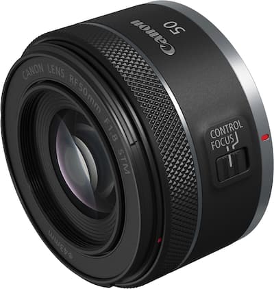 Canon RF50mm F1.8 STM Standard Prime Lens for EOS R Series Cameras