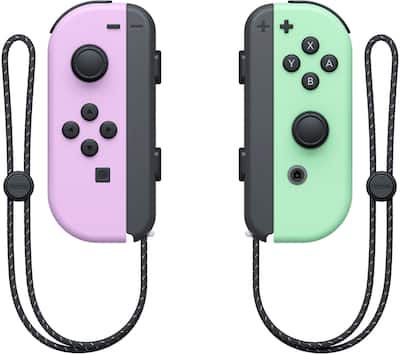 Nintendo Joy Con (L/R) Wireless Controllers Pastel Purple/ Pastel