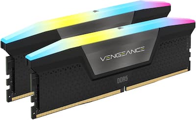 CORSAIR VENGEANCE RGB 32GB (2x16GB) DDR5 6400MHz C32 UDIMM Desktop