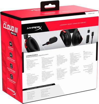 HyperX Cloud III Wireless Gaming Headset for PC, PS5, PS4, and