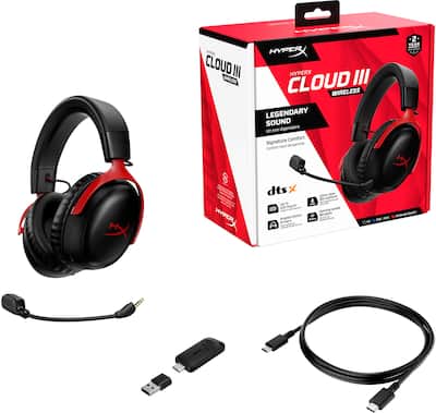 HyperX Cloud III Wireless Gaming Headset for PC, PS5, PS4, and