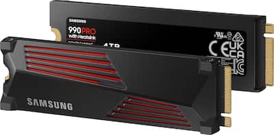 Samsung 990 PRO 4TB Internal SSD PCIe Gen 4x4 NVMe with Heatsink