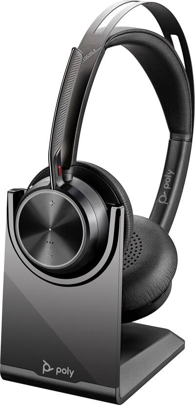 Poly Voyager Focus 2 Wireless Noise Cancelling On Ear Headset with