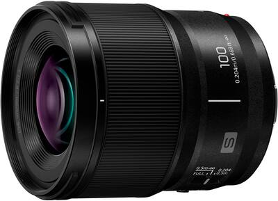 Panasonic LUMIX Full Frame Camera Lens, S 100mm F2.8 MACRO Black S
