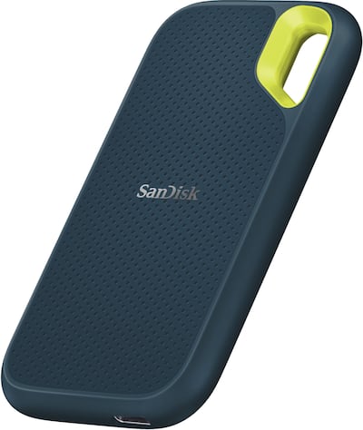 SANDISK Extreme Portable 1TB External USB C NVMe SSD Monterey