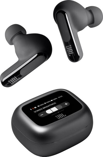 JBL Live Beam 3 True Wireless Noise Cancelling Earbuds 2024 Black
