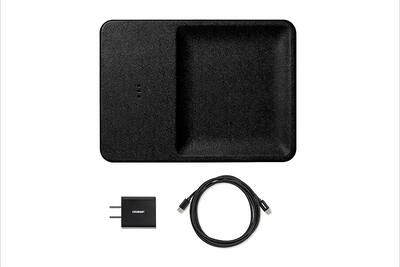 Courant CATCH:3 Leather Single Device Charging Tray Black CR-C3-BK