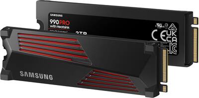 Samsung 990 PRO 2TB Internal SSD PCIe Gen 4x4 NVMe with Heatsink