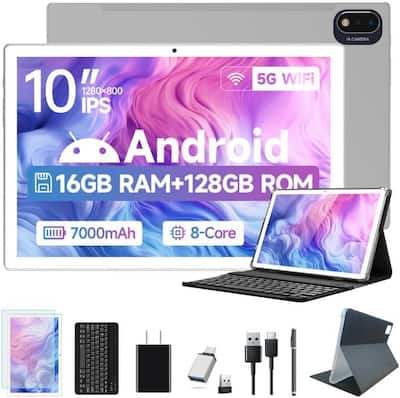 ANTEMPER Newest Android Tablet 10.1 Inch, 16GB RAM+128GB ROM(1TB