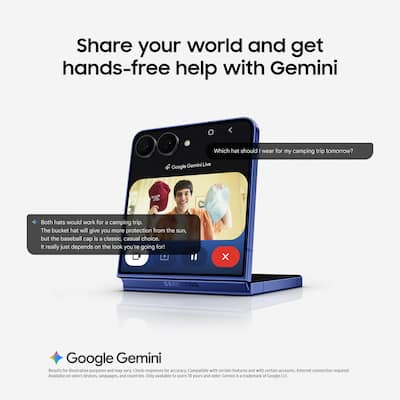 Samsung Galaxy Z Flip7 256GB Blue Shadow (Verizon) SM-F766UDBAVZW