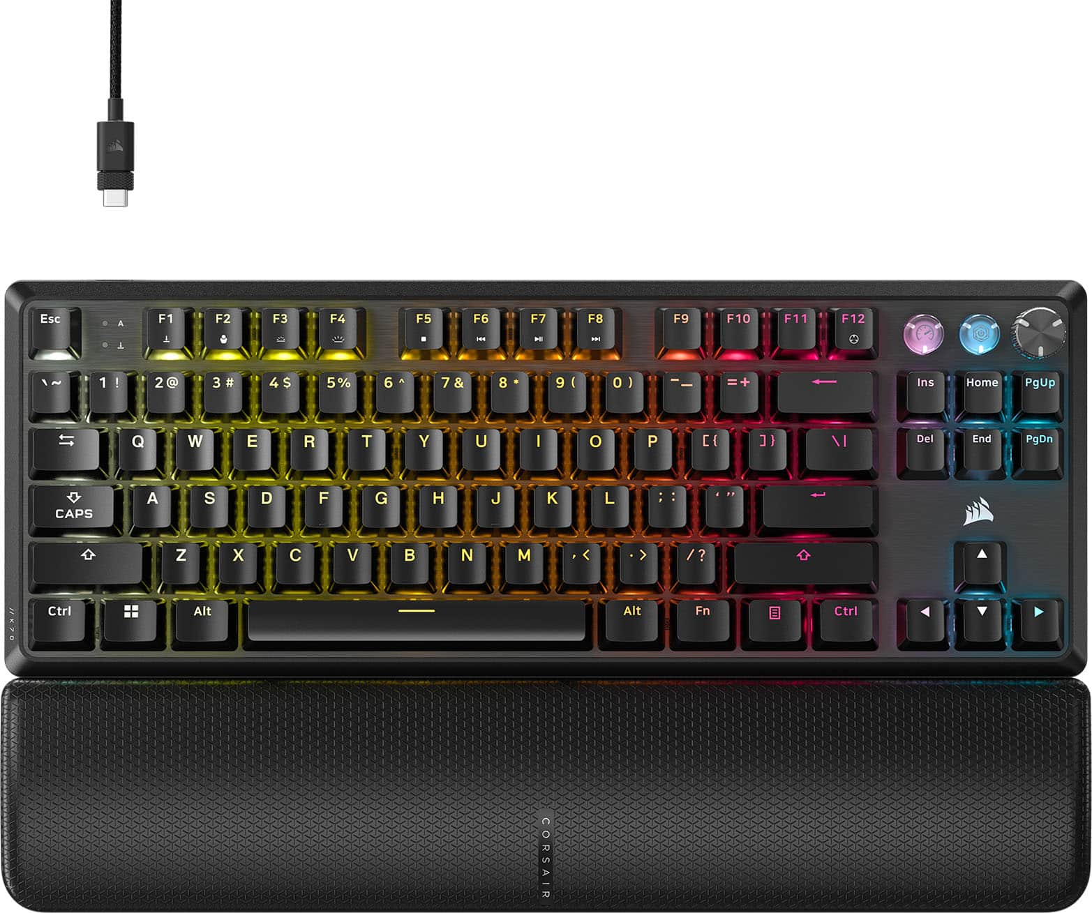 CORSAIR - K70 PRO TKL Wired Hall Effect Programmable Gaming