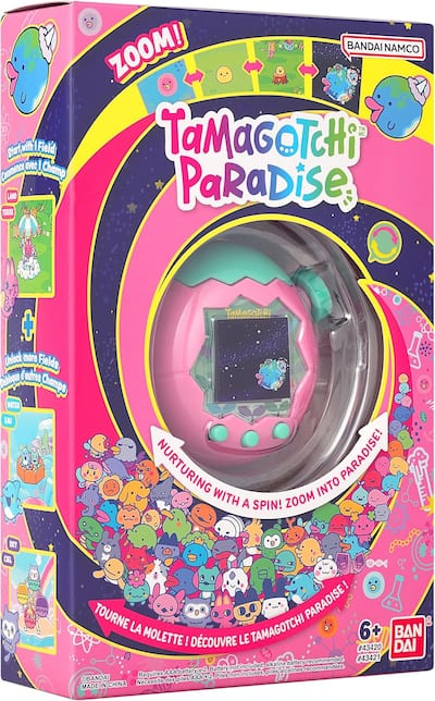 Bandai Tamagotchi Paradise Pink Land Collectibles Multicolor