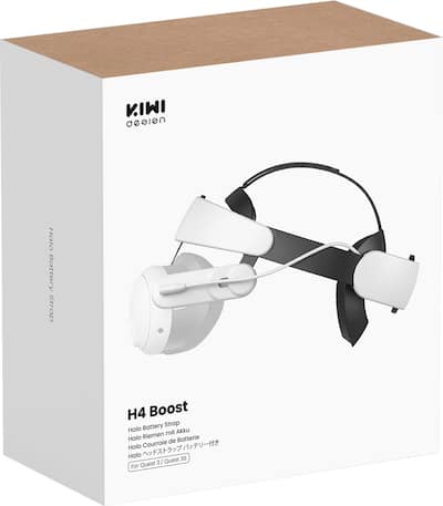 KIWI design H4 Boost Battery Halo Strap for Meta Quest 3/3S QS03B