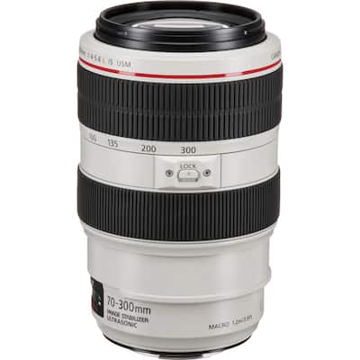 Canon EF 70 300mm f/4 5.6L IS USM Telephoto Zoom Lens + 64GB
