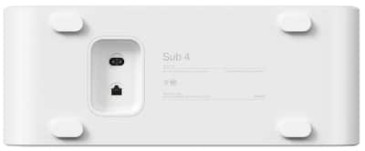 Sonos Sub 4 Wireless Subwoofer White SUBG4US1 - Open Box - Best Buy