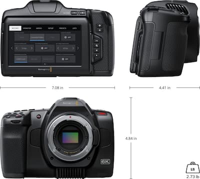 Blackmagic Design Pocket Cinema Camera 6K Pro CINECAMPOCHDEF06P