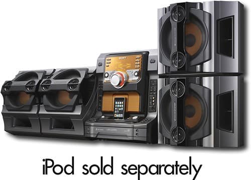 Best Buy: Sony 720W 5-Disc Component Shelf System with Apple® iPod