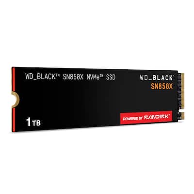 WD BLACK SN850X 1TB Internal SSD PCIe Gen 4 x4 NVMe WDBB9G0010BNC