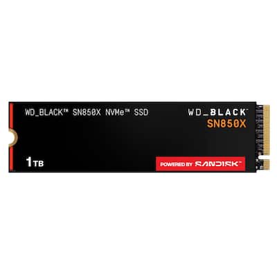 WD BLACK SN850X 1TB Internal SSD PCIe Gen 4 x4 NVMe WDBB9G0010BNC