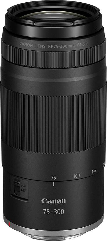 Canon RF75 300mm F4 5.6mm Telephoto Zoom Lens for EOS R Series