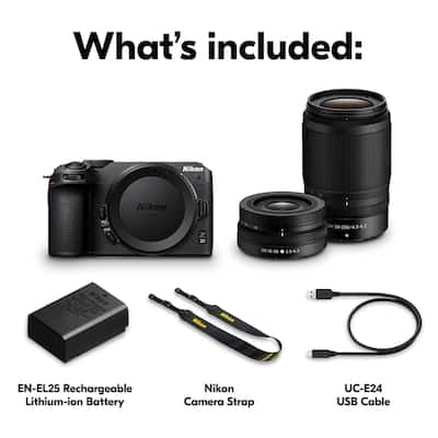 Nikon Z 30 4K Mirrorless Camera 2 Lens Kit with NIKKOR Z DX 16