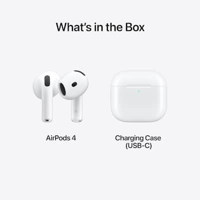 Apple AirPods 4 White MXP63LL/A - Best Buy