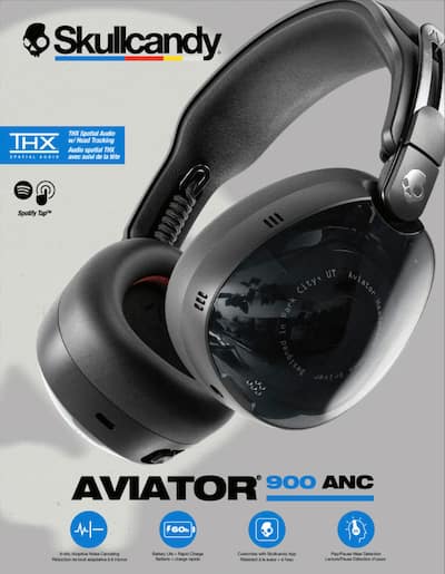 Skullcandy Aviator 900 ANC Wireless Noise Cancelling Over Ear