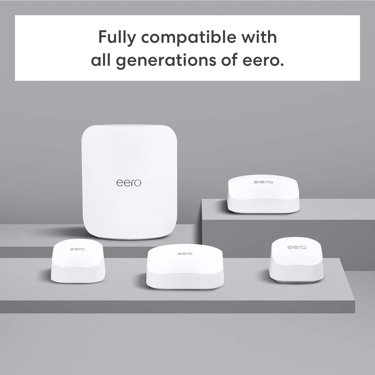 eero 7 Dual band Mesh Wi Fi 7 System (3 pack) White PA10311 - Best Buy