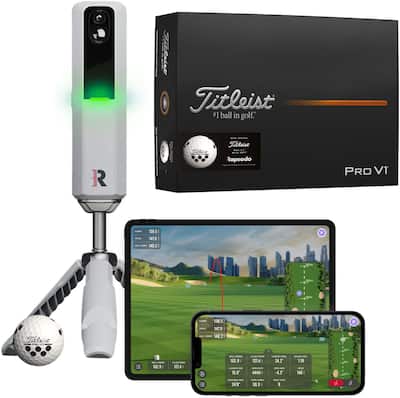 Rapsodo MLM2PRO Golf Launch Monitor w/ (12) Titleist 2025 Pro V1