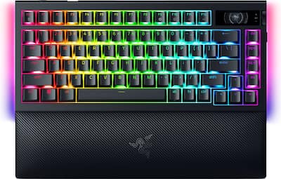 Razer BlackWidow V4 Pro 75% Wireless Mechanical Orange Switch