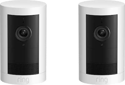 Outdoor Cam Plus, Battery 2pk, with 2K Video and Ring Vision, Low