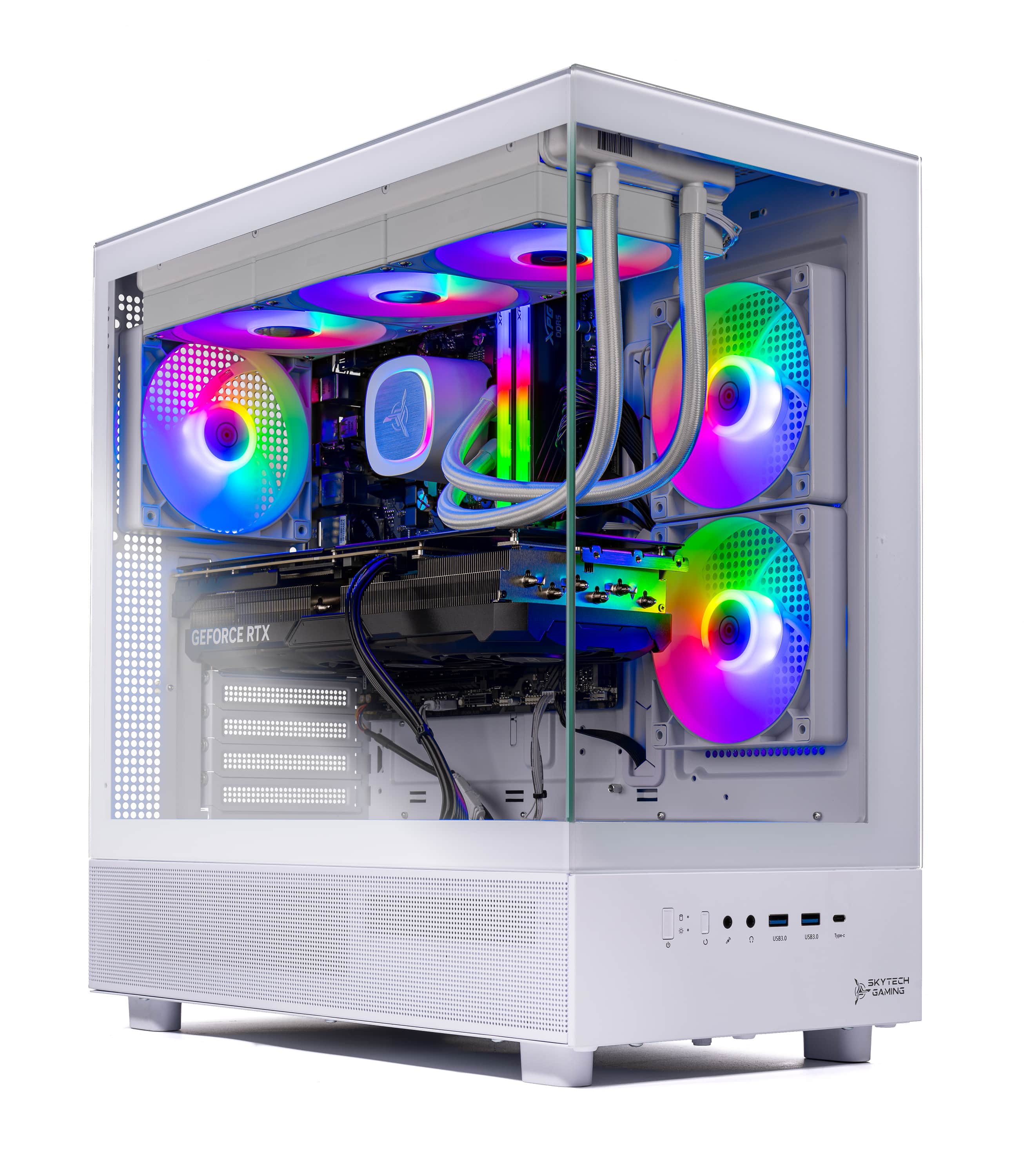 Skytech Gaming AZURE3 Gaming PC AMD Ryzen 7 9800X3D 64GB Memory