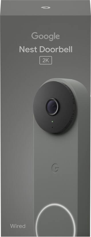 Google Nest Doorbell (wired, 3rd gen) Latest Model 2K Video and